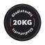 Round rubber dumbbell | 20 KG, 2 image