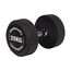 Round rubber dumbbell | 25 KG