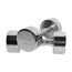 Haltères ronds en chrome (lot de 2) GladiatorFit | 2 x 5 KG
