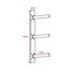 Wall-mounted steel storage rack for Ø 51mm discs GladiatorFit, 8 image