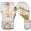 VE-1392-226-12OZ-Venum Elite Boxing Gloves - White/Gold