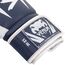 VE-1392-410-12-Venum Elite Boxing Gloves - White/Navy Blue
