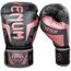 VE-1392-537-8OZ-Venum Elite Boxing Gloves - Black/Pink Gold