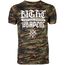 8 WEAPONS Camo Letter - Muay Thai T-Shirt, Farbe: Camouflage, Grösse : S