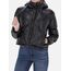 BXW0909579ASBK-M-Eco Leather Padded Jacket