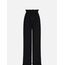 BXW1000293ASBK-M-Wide Leg High Waist Pants