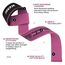RDXWAC-S4P+-Gym Cotton Gel Strap Pink Plus