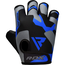 RDXWGS-F6U-L-Gym Gloves Sumblimation F6 Blue-L