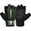 RDXWGA-W1HA-S-Gym Weight Lifting Gloves W1 Half Army Green-S