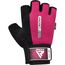 RDXWGA-W1HP-M-Gym Weight Lifting Gloves W1 Half Pink-M
