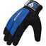 RDXWGA-W1FU-L-Gym Weight Lifting Gloves W1 Full Blue-L