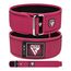 RDXWBS-RX1P-S-Weight Lifting Strap Belt Rx1 Pink-S