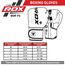 RDXBGR-F6MB-10OZ-Boxing Gloves F6 Matte Black-10OZ