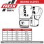 RDXBGR-F6MB-16OZ-Boxing Gloves F6 Matte Black-16OZ