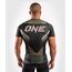Venum ONE FC Impact Rashguard hort sleeves - Black/Khaki, Colour: Khaki, Size: M, 6 image