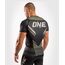 Venum ONE FC Impact Rashguard hort sleeves - Black/Khaki, Colour: Khaki, Size: M, 5 image