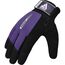 RDXWGA-W1FPR-M-Gym Weight Lifting Gloves W1 Full Purple-M