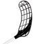 Left unihockey / floorball plastic stick | Black, 2 image