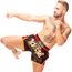 8 Weapons Muay Thai Shorts Super Mesh - Ancient, Colore: Rosso , Size: M, 6 image