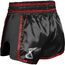 Muay Thai Short Super Mesh schwarz/rot, Colour: Schwarz, Size: M, 2 image