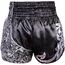 8 WEAPONS Muay Thai Traditional Short – Silver Dragon, Size: XL, Colour: Schwarz, Size: XL, 2 image