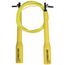 Fitness First adjustable steel jumping rope yellow, Size: One Size, Colour: Yellow