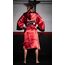 Cape de boxeur Ringside Combat Corner, Taille: S, Couleur: Rouge, 2 image