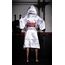 Cape de boxeur Ringside Combat Corner, Taille: L, Couleur: Blanc, 6 image