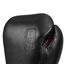 Black Fight Leather Boxing Gloves, Colour: Schwarz, OZ: 10oz, 2 image