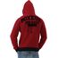 Kapuzen-Sweatshirt, Bekleidungsgrösse: L, Farbe: Bordeau, 3 image