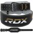 RDXWBS-4RB-M-RDX 4 Inch Padded Leather Weightlifting Fitness Gym Belt