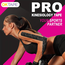 CC2014-OK TAPE PRO Kinesiology tape, 5cm X 5m Black