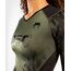 UFC Authentic Fight Week Women's Performance Long Sleeve Rashguard, Colour: Khaki, Size: M, 8 image