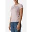 Front Logo Round Neck T-Shirt, Size: L, Colour: Rosa