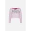 Loose Fit Cropped Sweatshirt, Bekleidungsgrösse: M, Farbe: Rosa, 2 image