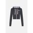 Logo Zipped Hoodie, Taille: M, Couleur: Gris anthracite, 2 image