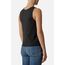 Basic Tank Top With Front Logo, Taille: S, Couleur: Noir, 3 image