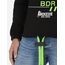 Hoodie Plus Rib Turtleneck, Bekleidungsgrösse: M, Farbe: Schwarz, 2 image