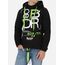 Hoodie Plus Rib Turtleneck, Bekleidungsgrösse: 2XL, Farbe: Schwarz