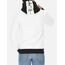 Sweat à capuche Trucker double couche, Taille: M, Couleur: Blanc, 3 image
