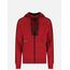 Full Zip Hoodie With Velvet, Size: M, Colour: Bordeau, 4 image