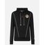 Trucker Hoodie With Badge, Taglia: L, Colore: Nero, 4 image