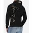 Trucker Hoodie With Badge, Taglia: L, Colore: Nero, 3 image