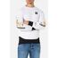 Sweatshirt With Letter Print, Bekleidungsgrösse: S, Farbe: Weiss