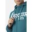 Hooded Full Zip Sweatshirt, Size: L, Colour: Blue, 3 image