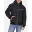 Hood Jacket Quilted, Size: M, Colour: Schwarz