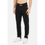 Wide Leg Sweatpant W/Satin, Size: L, Colour: Schwarz