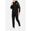 Wide Leg Sweatpant W/Satin, Size: L, Colour: Schwarz, 5 image