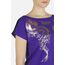 Dragon Print T-Shirt, Size: S, Colour: Violett, 4 image