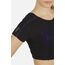 Slim Cropped T-Shirt, Size: XL, Colour: Schwarz, 2 image